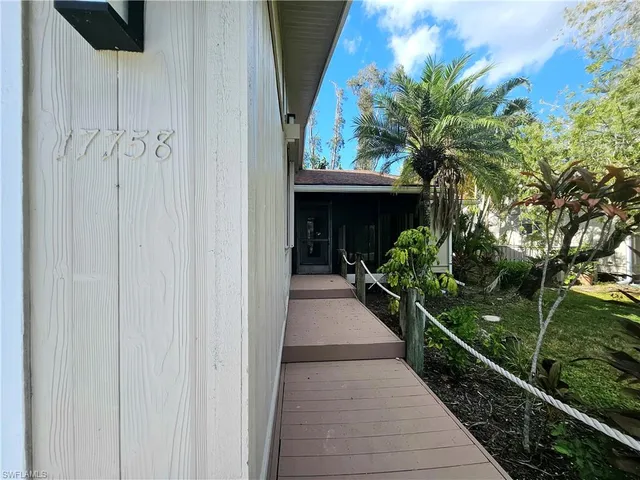 a view of a house with a porch