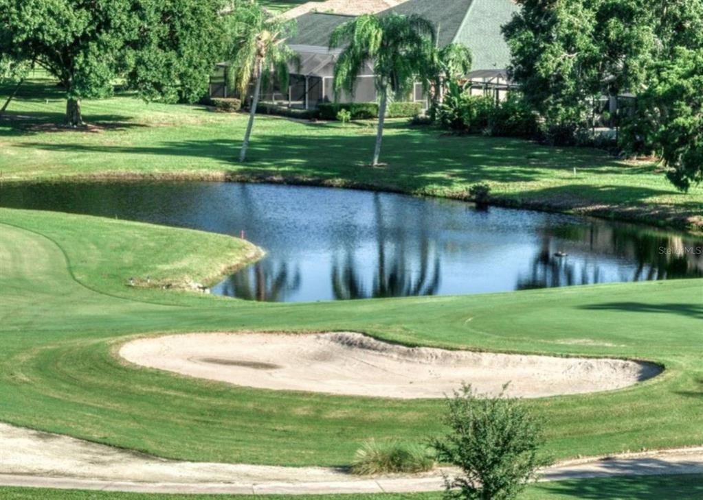 4115 El Rado Avenue Sebring, FL 33872 - Photo 27 of 31 a view of a lake with a yard and large trees