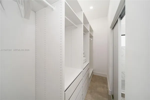 a view of hallway with stairs