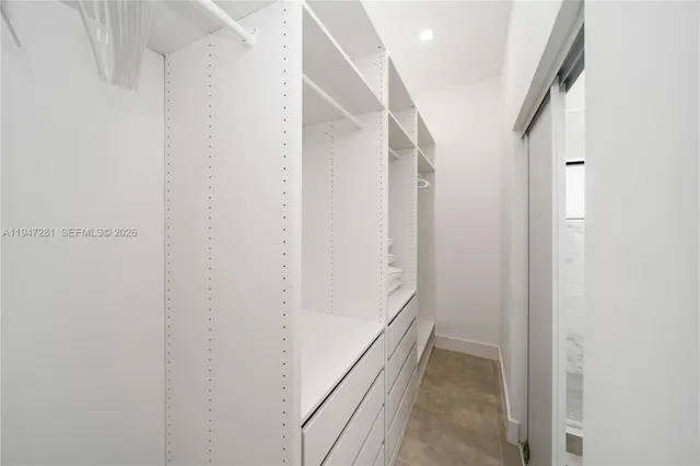 a view of hallway with stairs