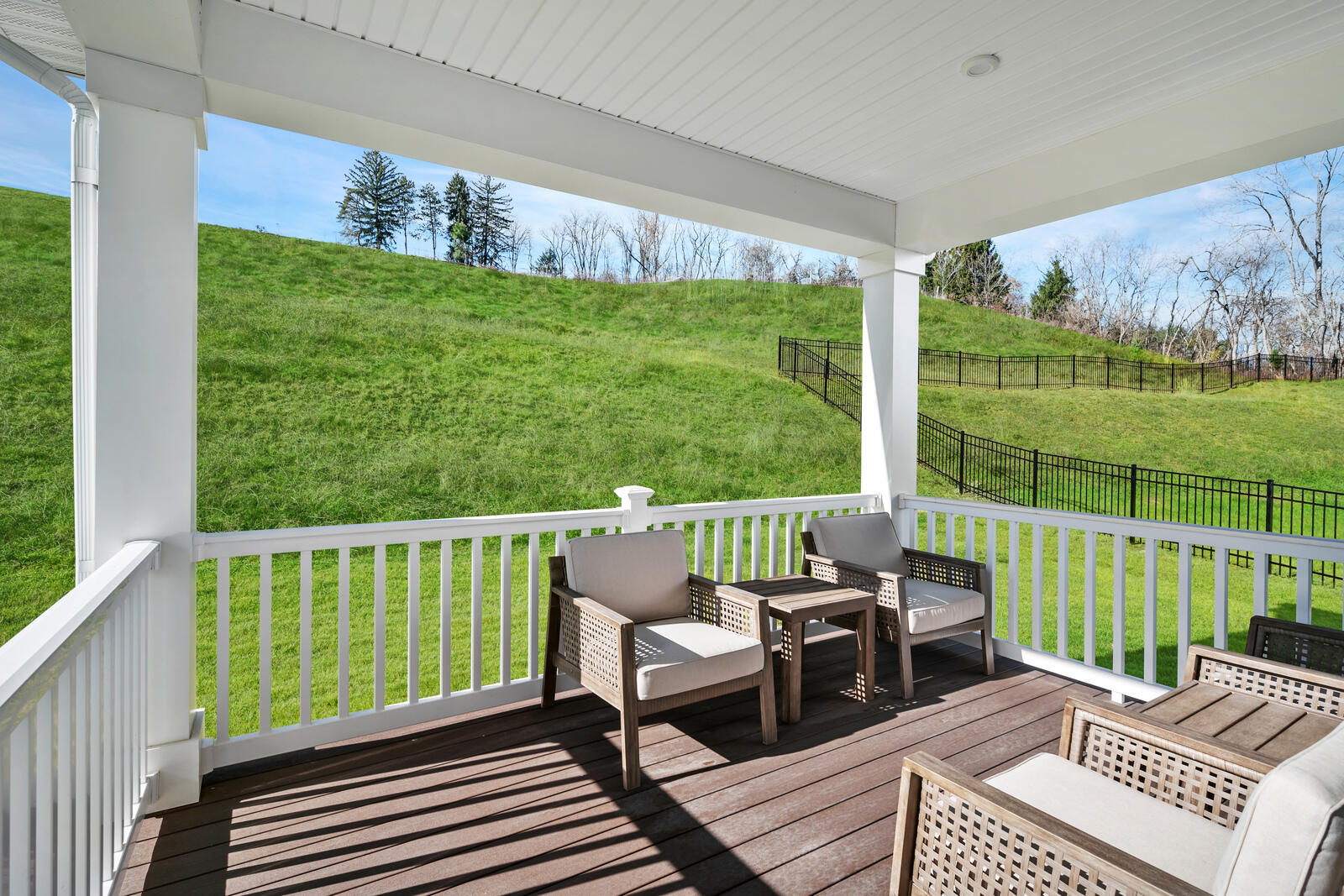 7215 Fairway Ridge Road Salem, VA 24153 - Photo 51 of 79 a view of a two chairs in the deck