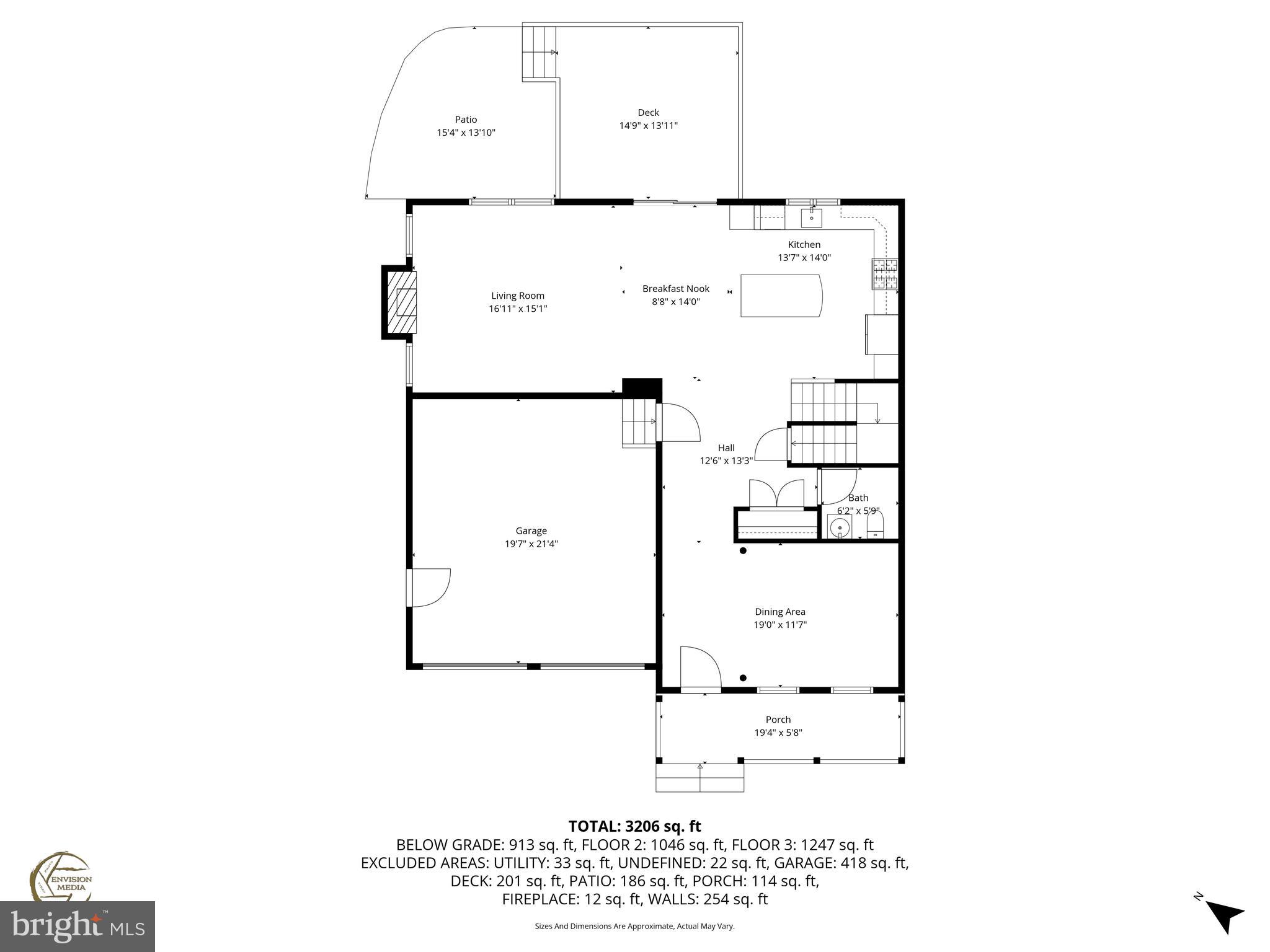 24334 Daphne Road Hollywood, MD 20636 - Photo 56 of 59 First floor Square footage is estimated