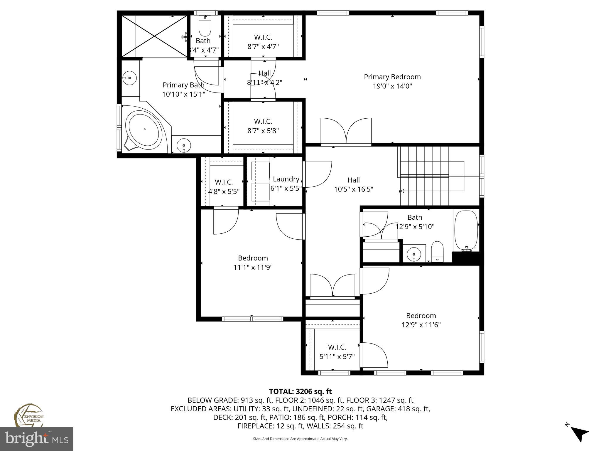 24334 Daphne Road Hollywood, MD 20636 - Photo 57 of 59 2nd floor square footage is estimated