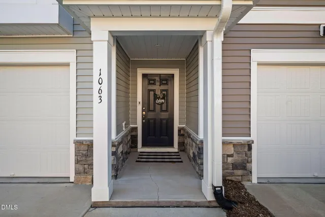 a view of front door of the house
