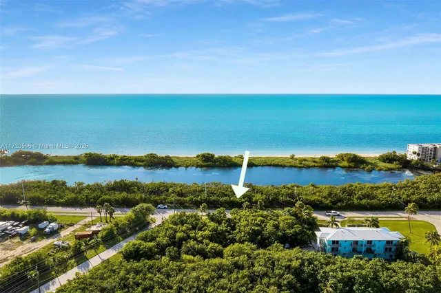 a view of a city with a lake