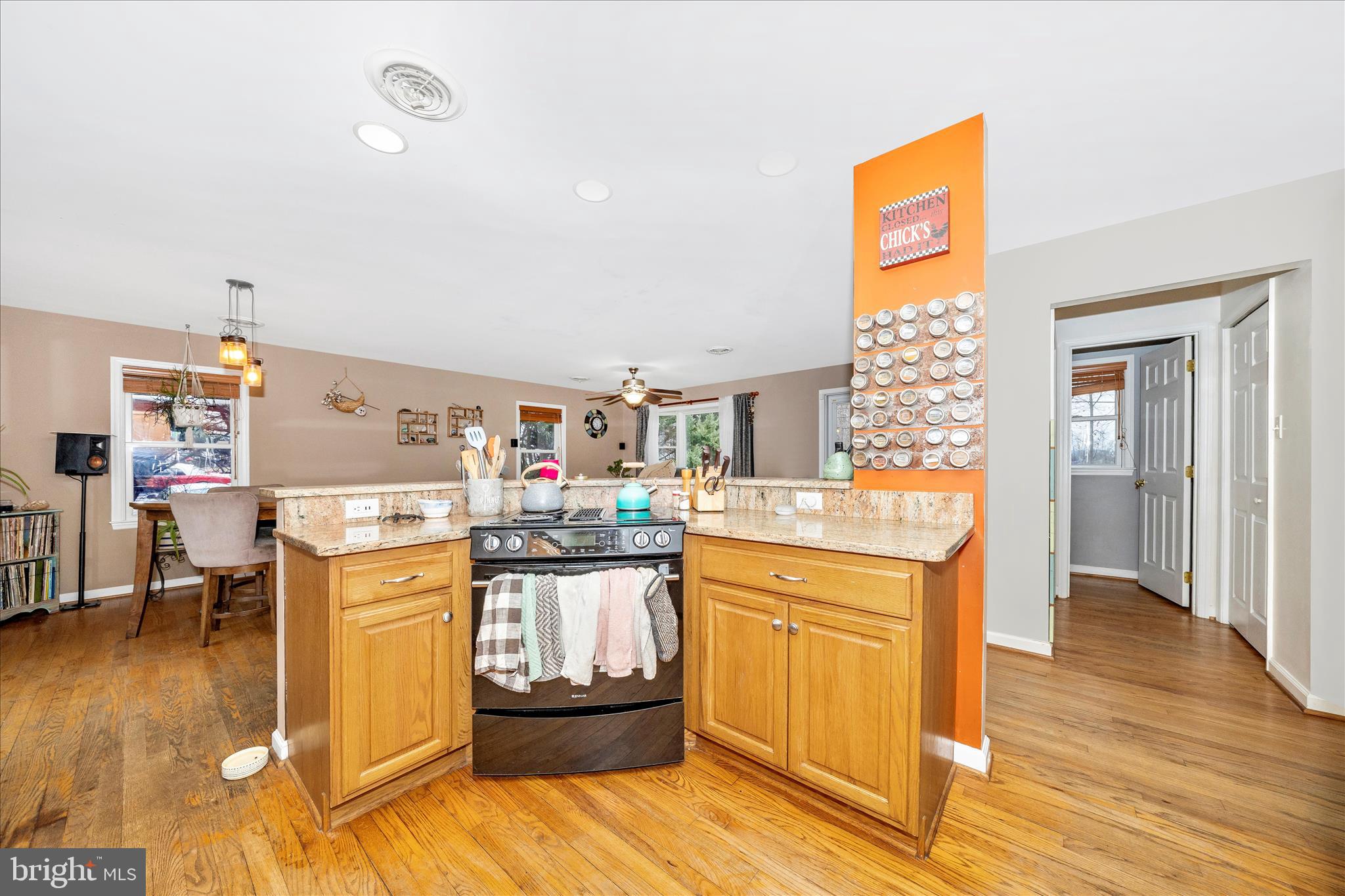 4120 Petersville Road Knoxville, MD 21758 - Photo 13 of 52 a kitchen with a sink cabinets and wooden floor