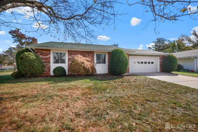 a view of a house with a garden