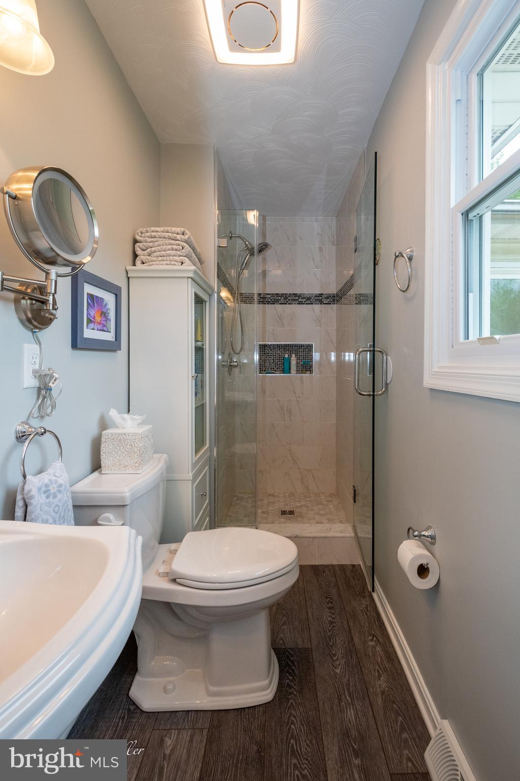 2539 Bert Fowler Road Hampstead, MD 21074 - Photo 28 of 65 Ensuite Primary Bath with Cork Flooring