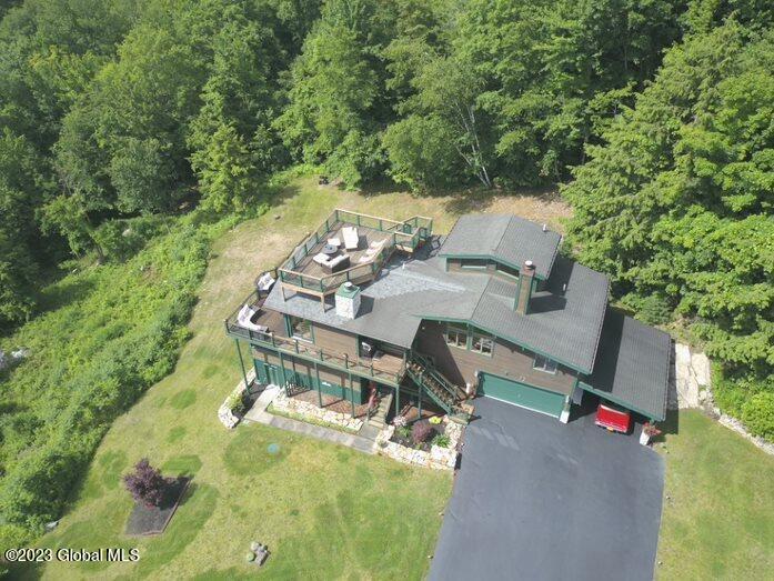72 Mohican Road Bolton, NY 12814 - Photo 77 of 82 drone roof top deck