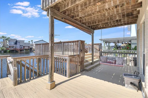 a view of a house with a deck