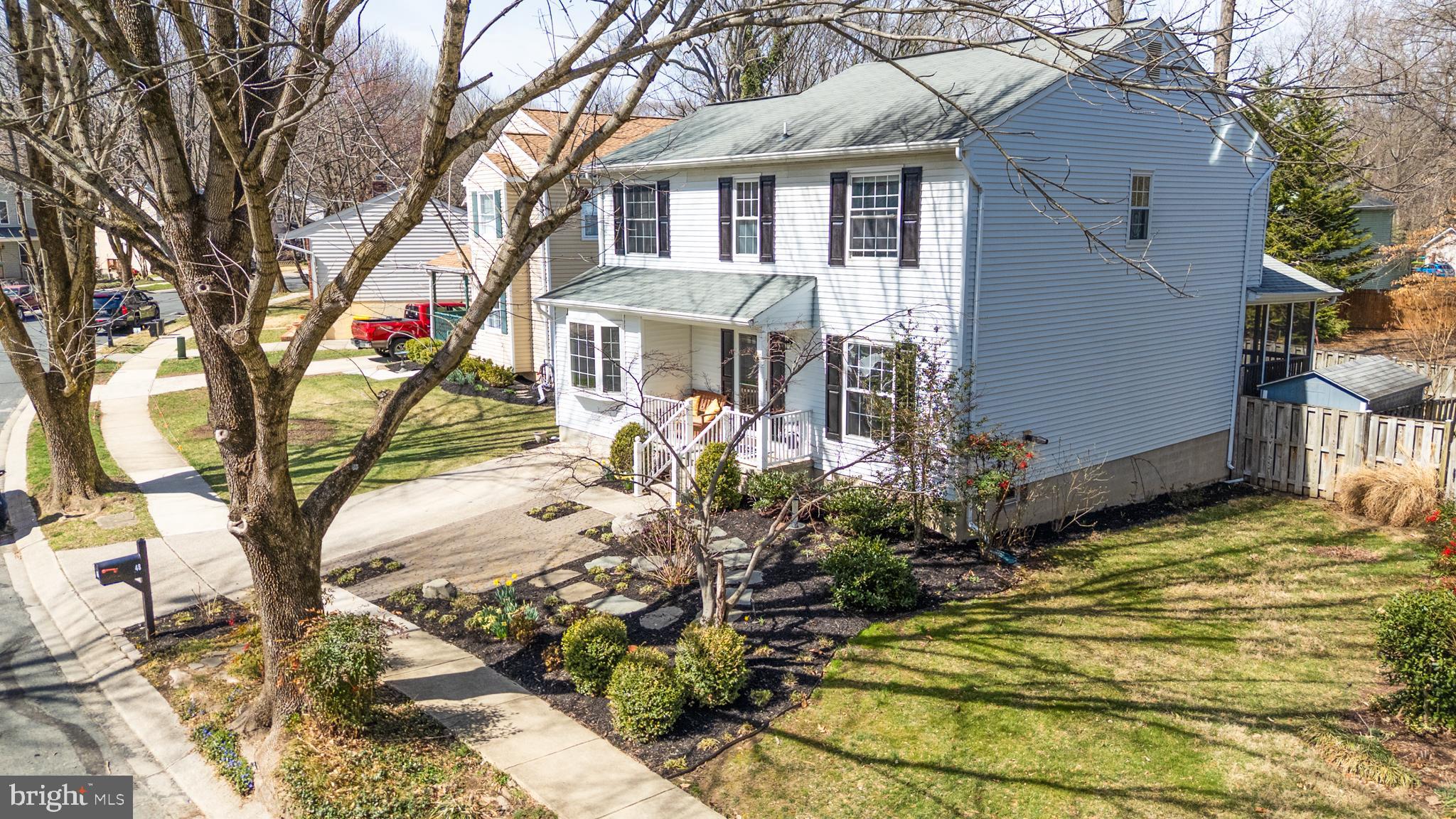 48 Fox Run Way Arnold, MD 21012 - Photo 8 of 33 front view of a house with a yard