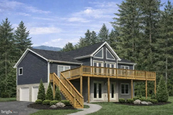 a front view of a house with a porch