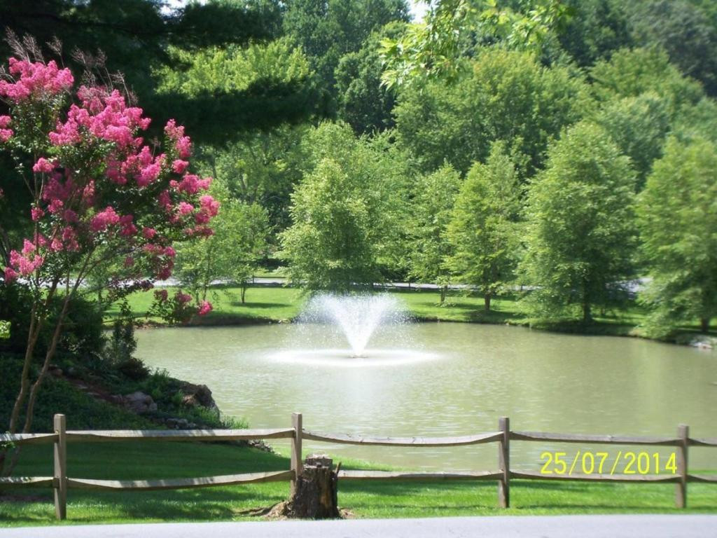 Community Lake fountain