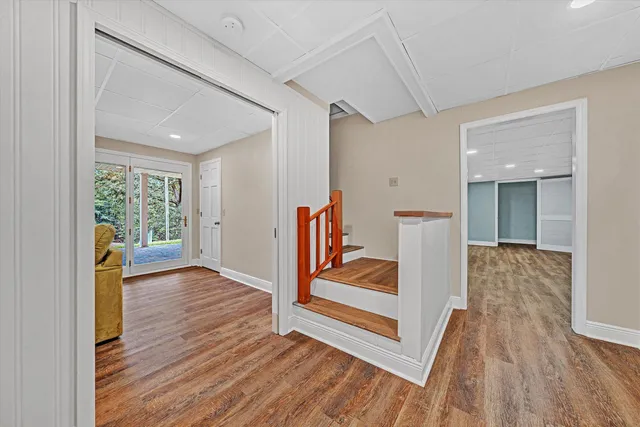 a view of an empty room