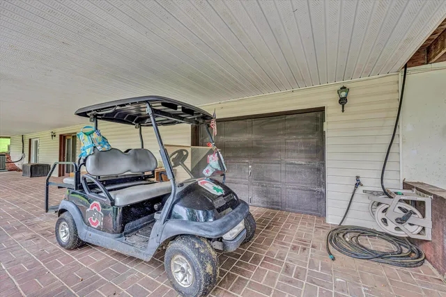 a view of a lake with a large trees