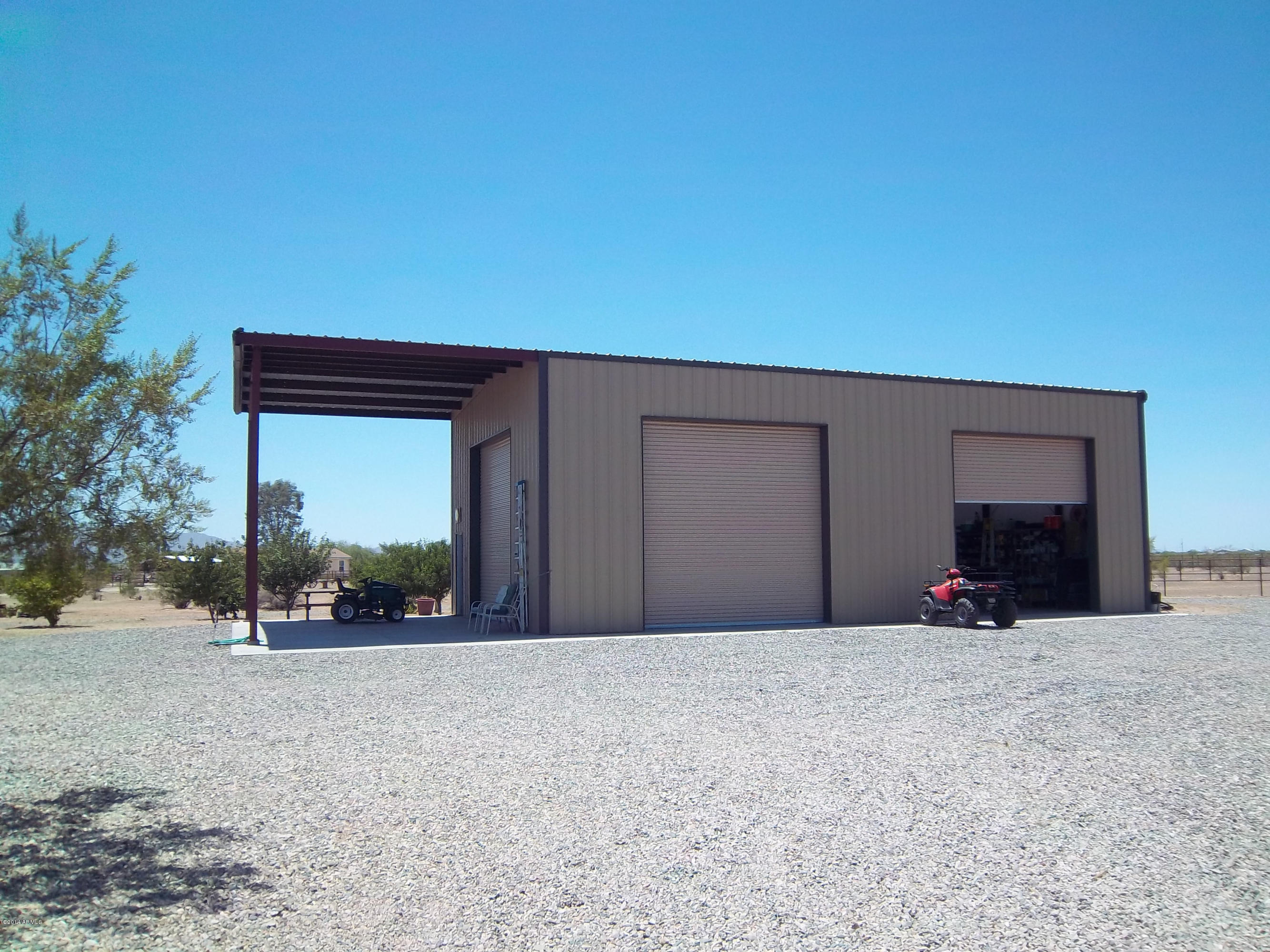 21117 West Steedridge Road Wittmann, AZ 85361 - Photo 16 of 66 Great Steel Building with Porch