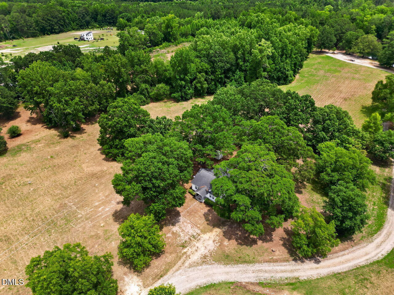 1217 Eagle Rock Road Wendell, NC 27591 - Photo 8 of 17 an aerial view of residential house with outdoor space and trees all around