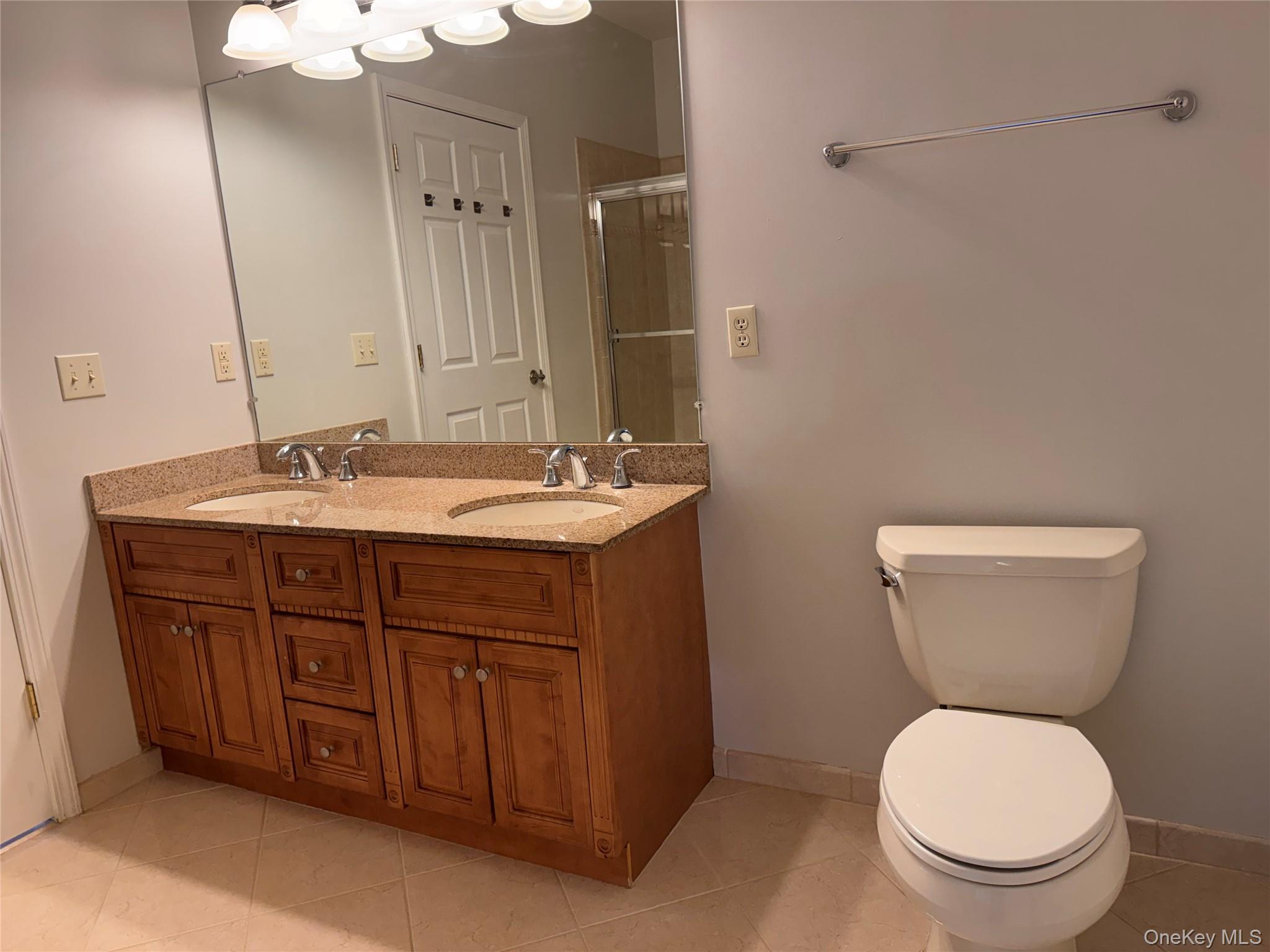 935 Tower Ridge Circle Middletown, NY 10941 - Photo 15 of 23 a bathroom with a toilet sink and mirror
