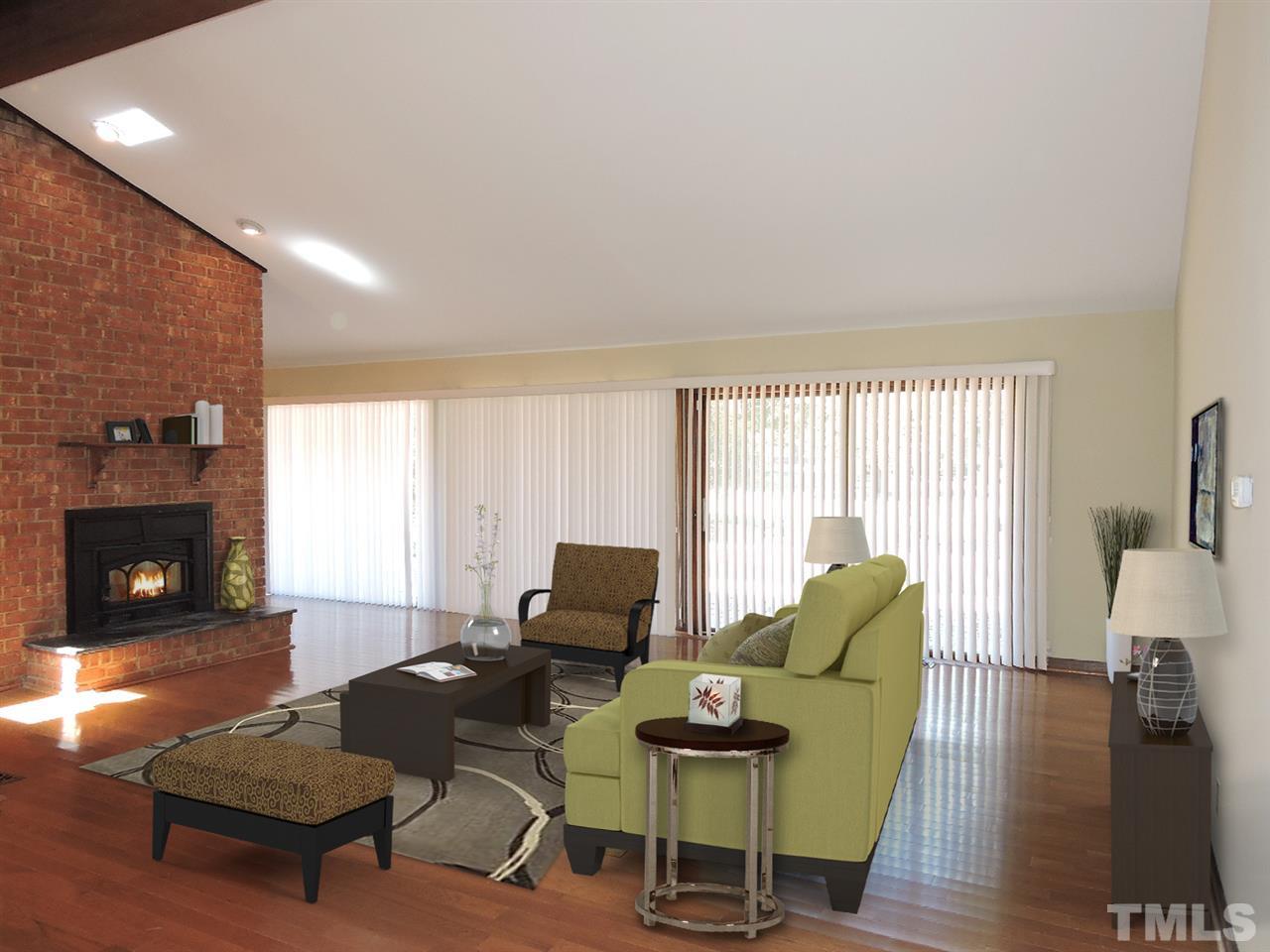 3622 Medford Road Durham, NC 27705 - Photo 5 of 25 Virtually staged furniture to give an idea on furniture design.