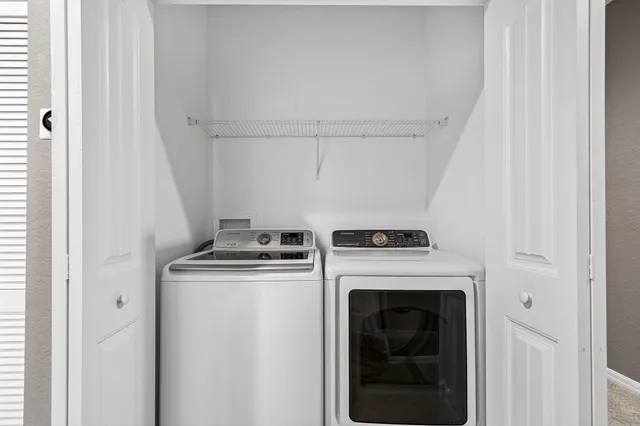 a view of a lake with a big yard