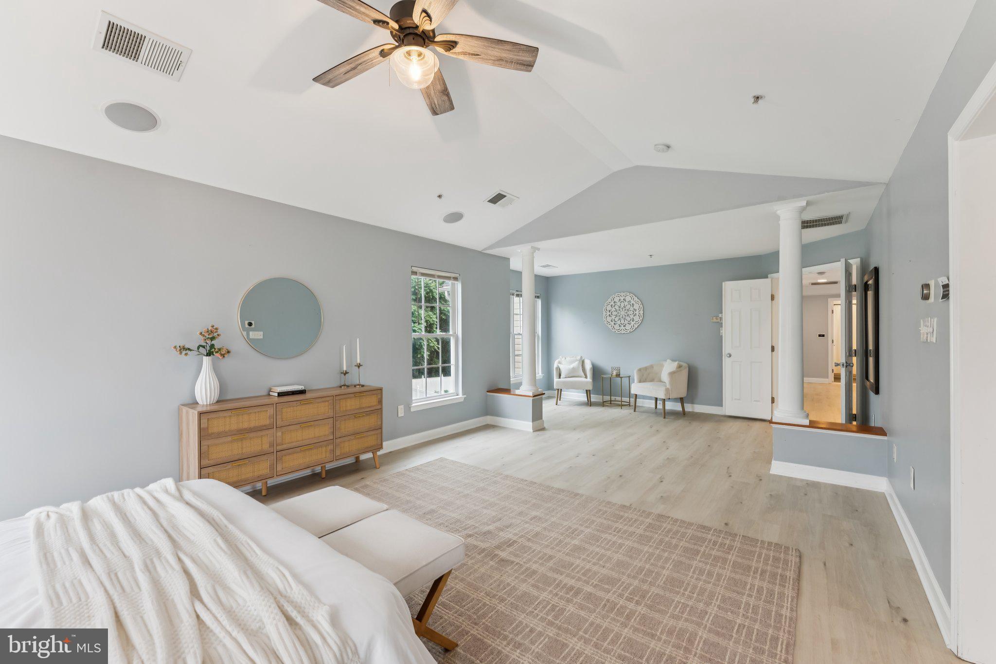 14520 Fairdale Road Silver Spring, MD 20905 - Photo 17 of 50 a bedroom with furniture and a large mirror