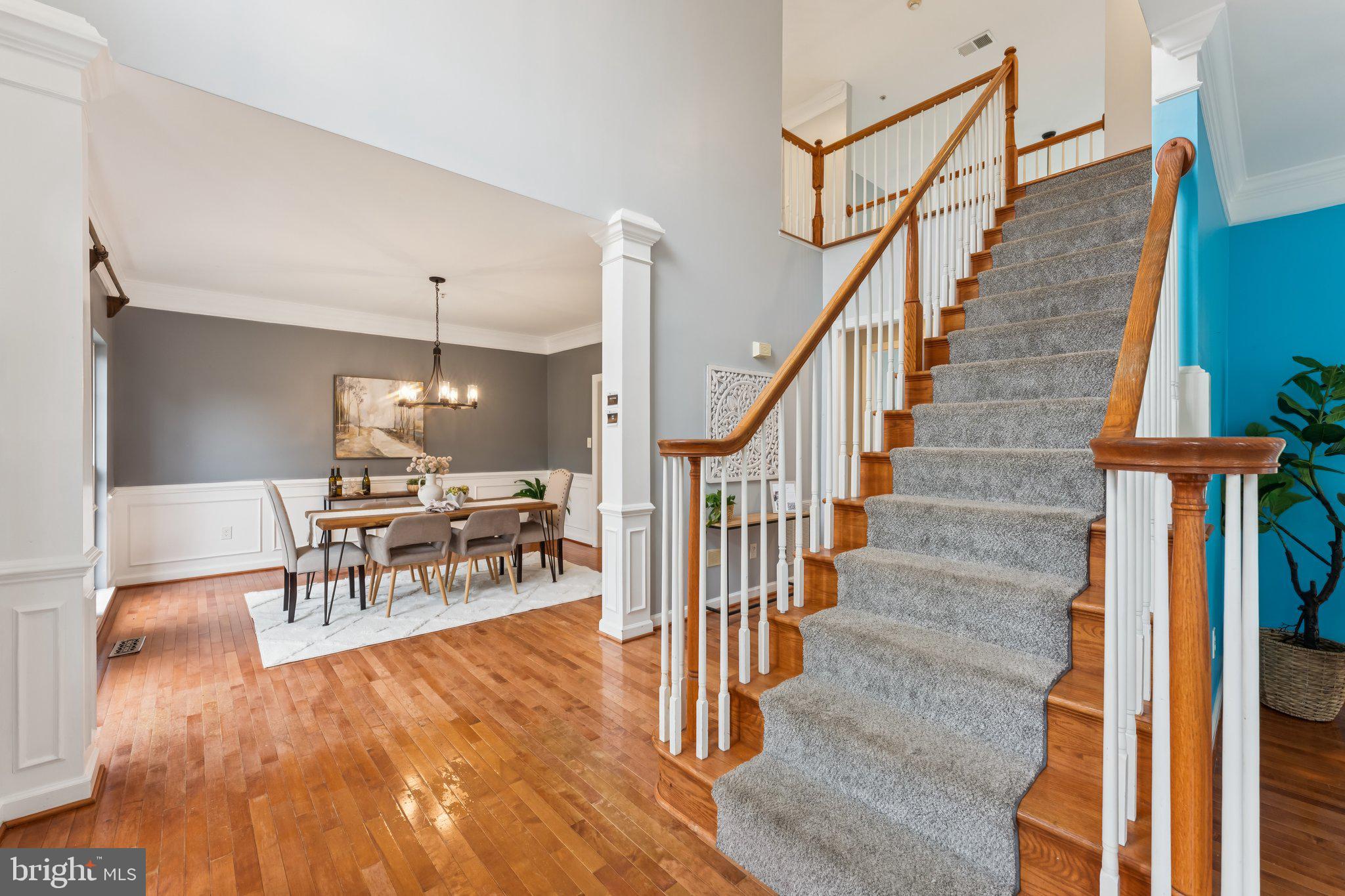 14520 Fairdale Road Silver Spring, MD 20905 - Photo 10 of 50 a view of a dining room with furniture entryway and wooden floor