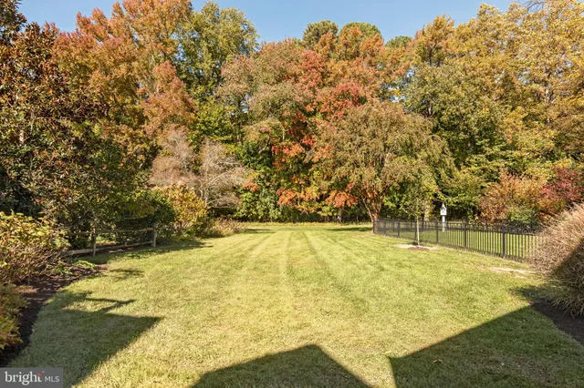a view of yard with swimming pool