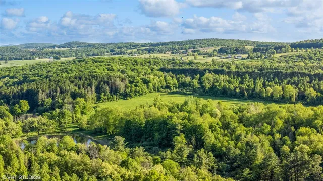 a view of a green field