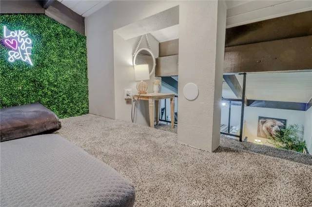 a outdoor view with a sitting space