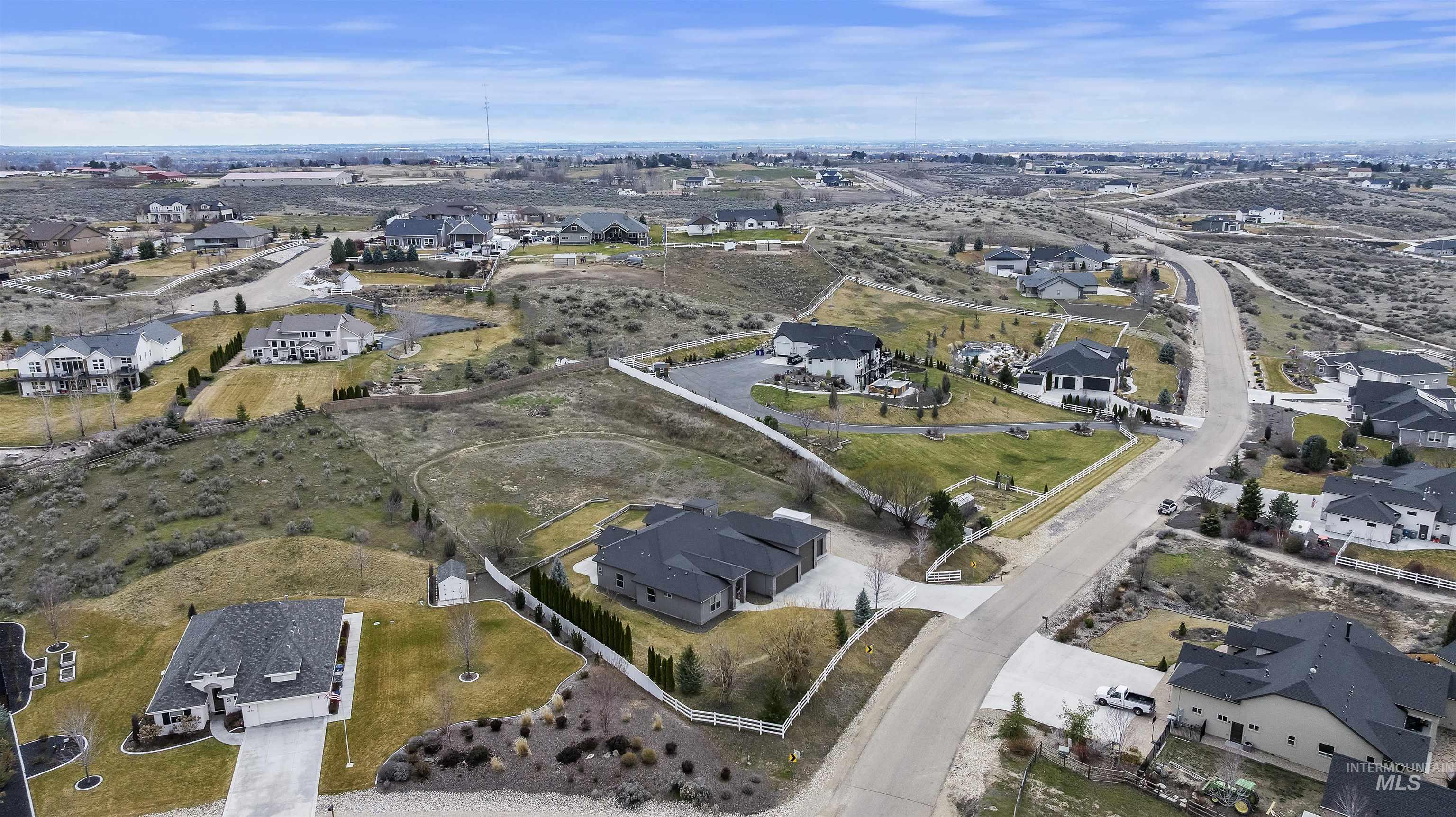 24710 Blessinger Road Star, ID 83669 - Photo 38 of 46 Aerial view of property's location with nearby suburban area