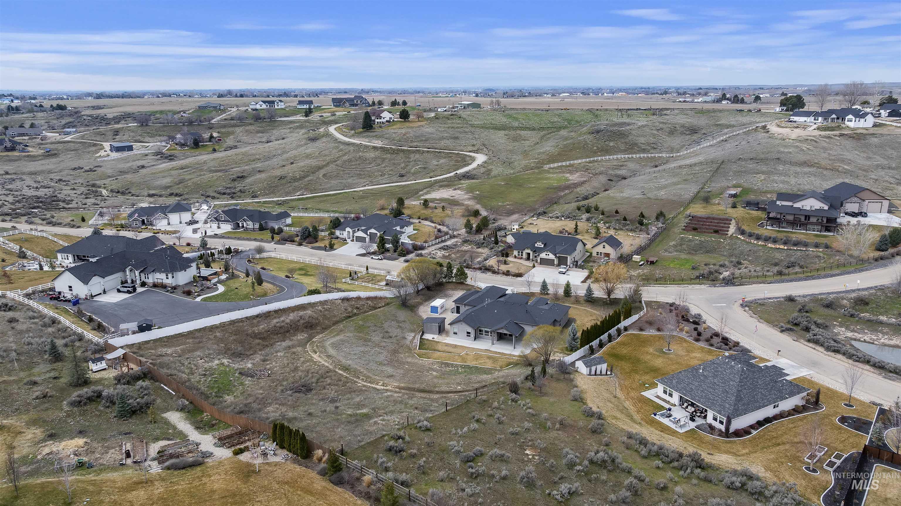 24710 Blessinger Road Star, ID 83669 - Photo 39 of 46 Aerial overview of property's location with nearby suburban area
