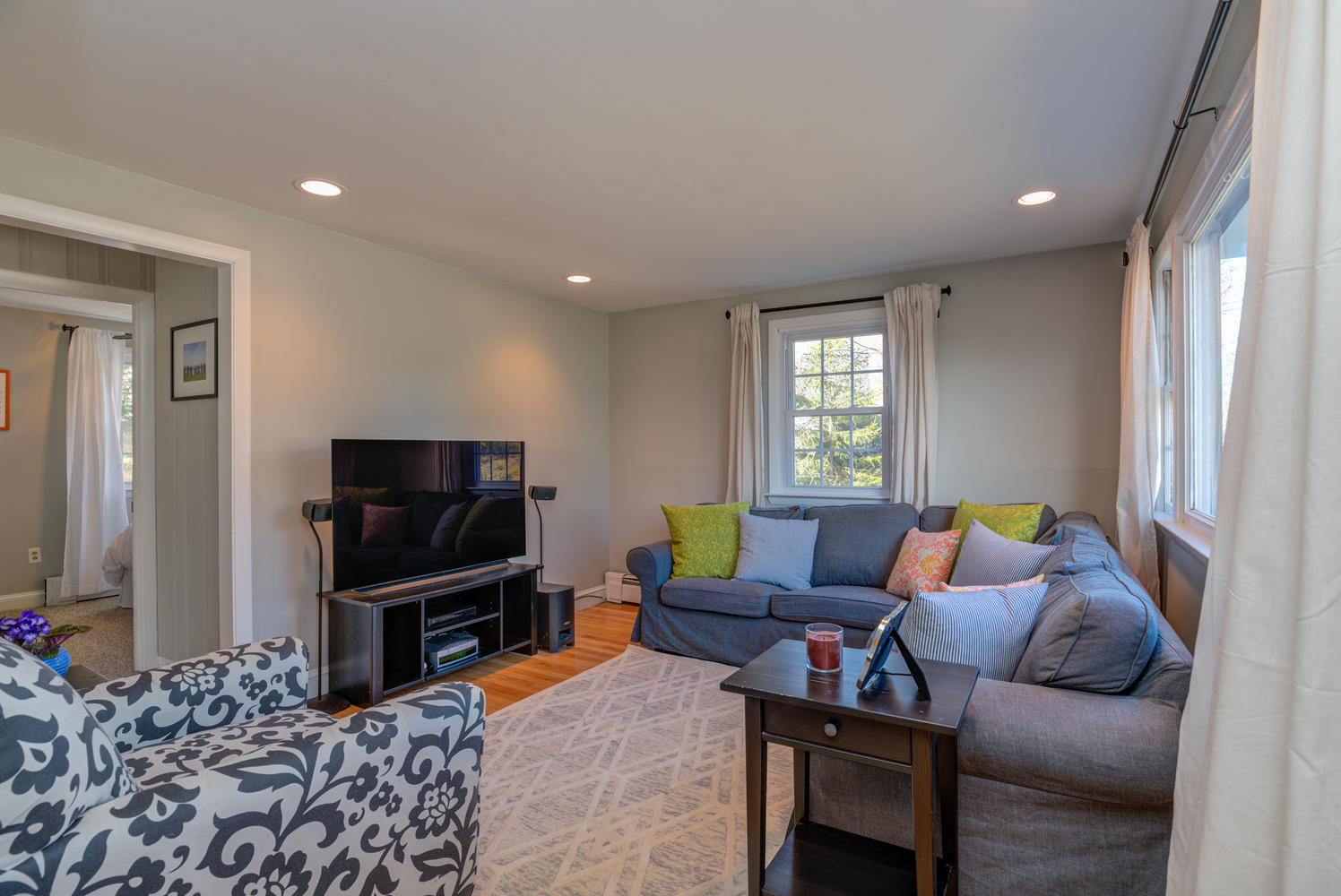 522 North Road Yarmouth, ME 04096 - Photo 2 of 34 Living room with hardwood floors