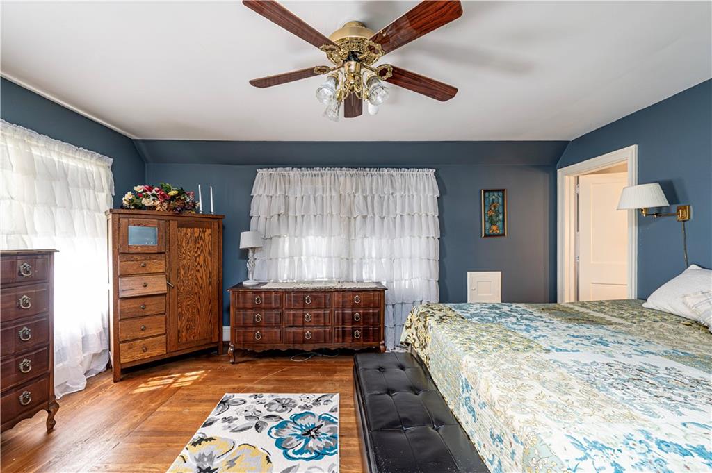 616 Ridgeway Street Greensburg, PA 15601 - Photo 35 of 46 LET'S GO UPSTAIRS. THERE IS A STAIR CASE FROM THE LIVING ROOM OR FROM THE KITCHEN TO ACCESS THE 2ND AND 3RD FLOORS. THIS IS THE PRIMARY BEDROOM