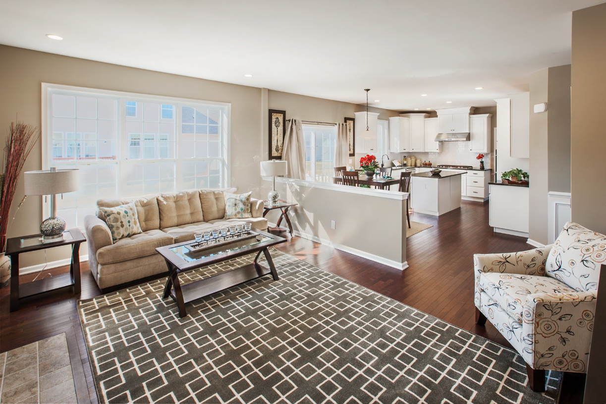 3547 Doral Drive Elgin, IL 60124 - Photo 4 of 9 a living room with furniture and a wooden floor