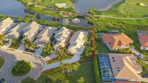 a view of a yard with an outdoor space