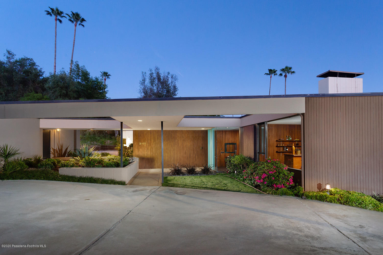 2105 Villa Heights Road Pasadena, CA 91107 - Photo 2 of 45 a front view of a house with a garden