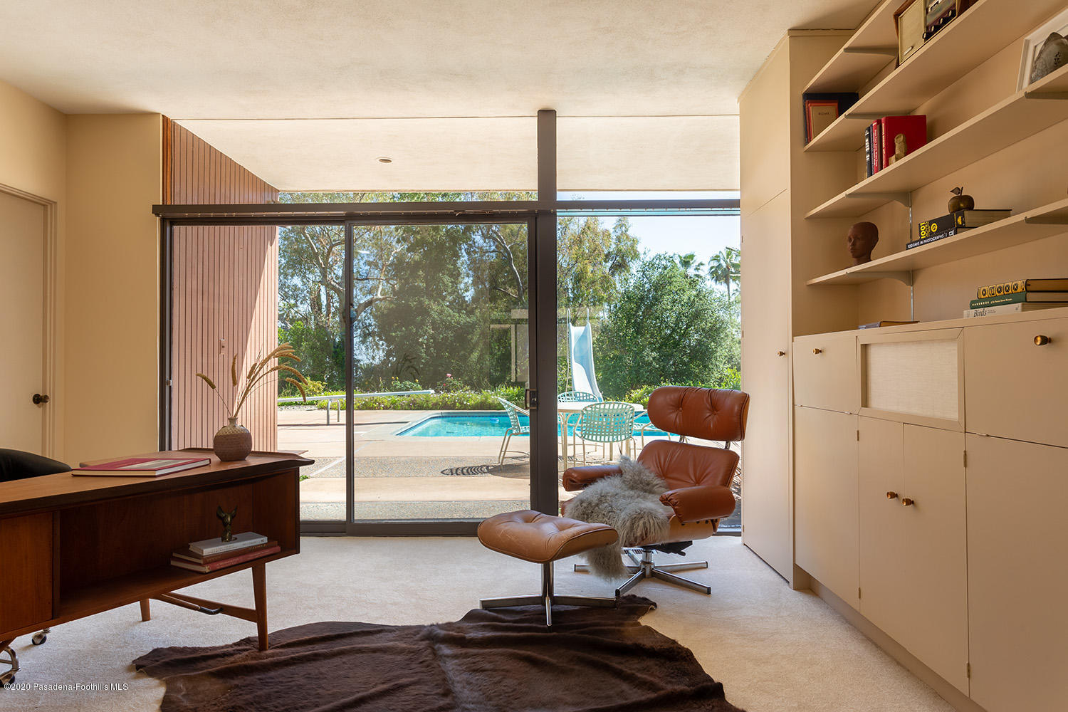 2105 Villa Heights Road Pasadena, CA 91107 - Photo 24 of 45 a living room with furniture and a floor to ceiling window