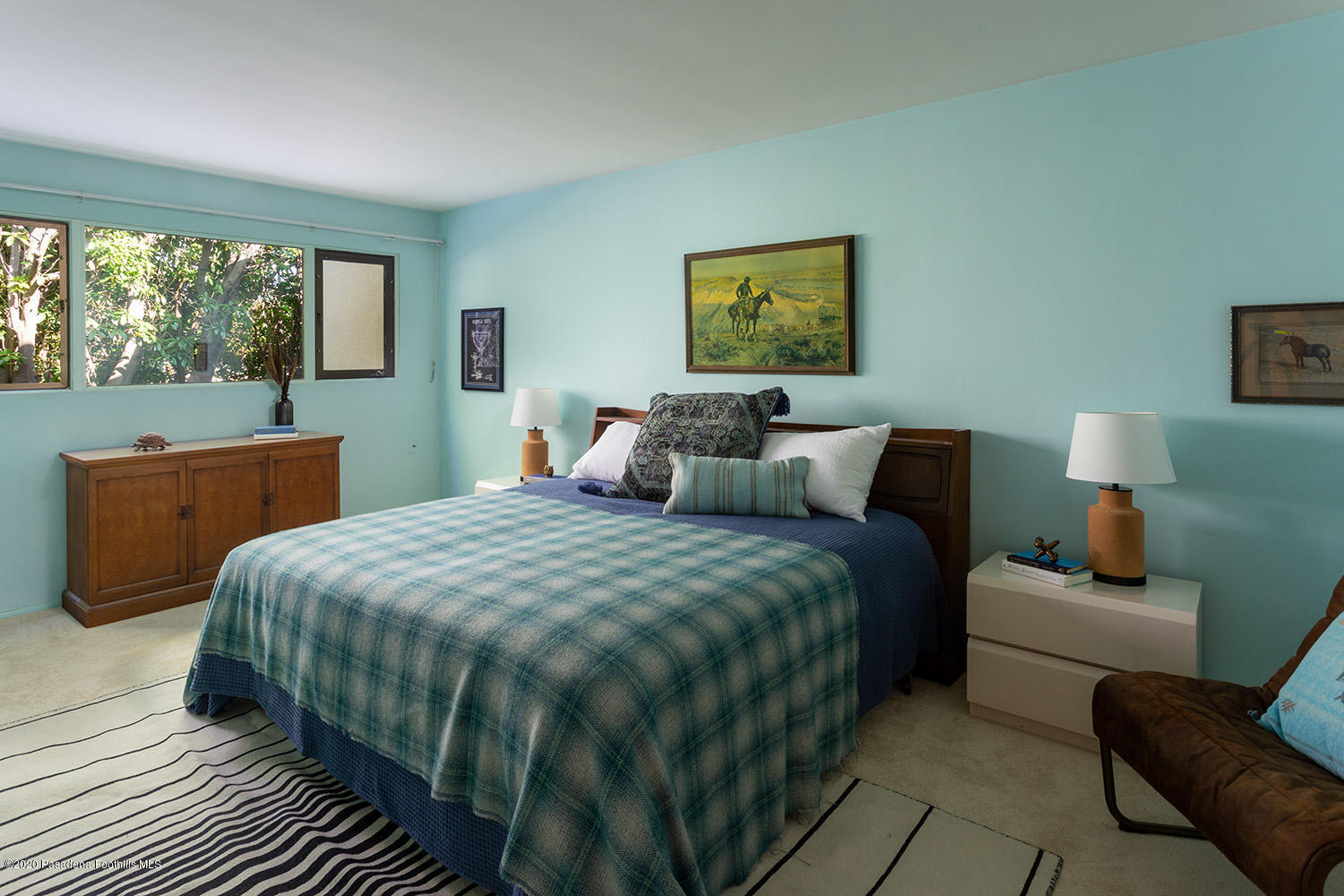 2105 Villa Heights Road Pasadena, CA 91107 - Photo 31 of 45 a bedroom with bed and window