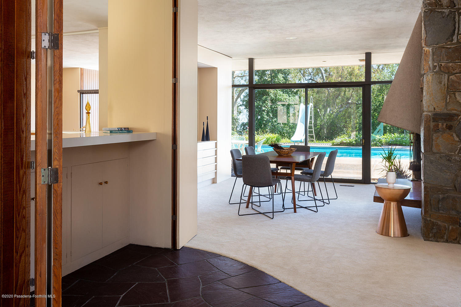 2105 Villa Heights Road Pasadena, CA 91107 - Photo 6 of 45 a view of a dining room with furniture window and outside view