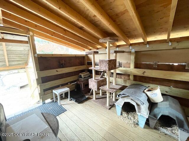 613 George Place Bushkill, PA 18324 - Photo 6 of 23 a view of a kitchen with a sink and wooden floor