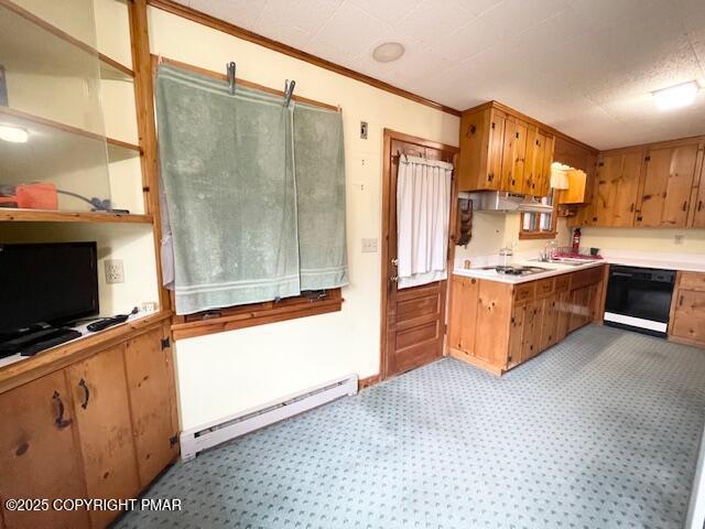 613 George Place Bushkill, PA 18324 - Photo 9 of 23 a kitchen with stainless steel appliances a stove and a refrigerator