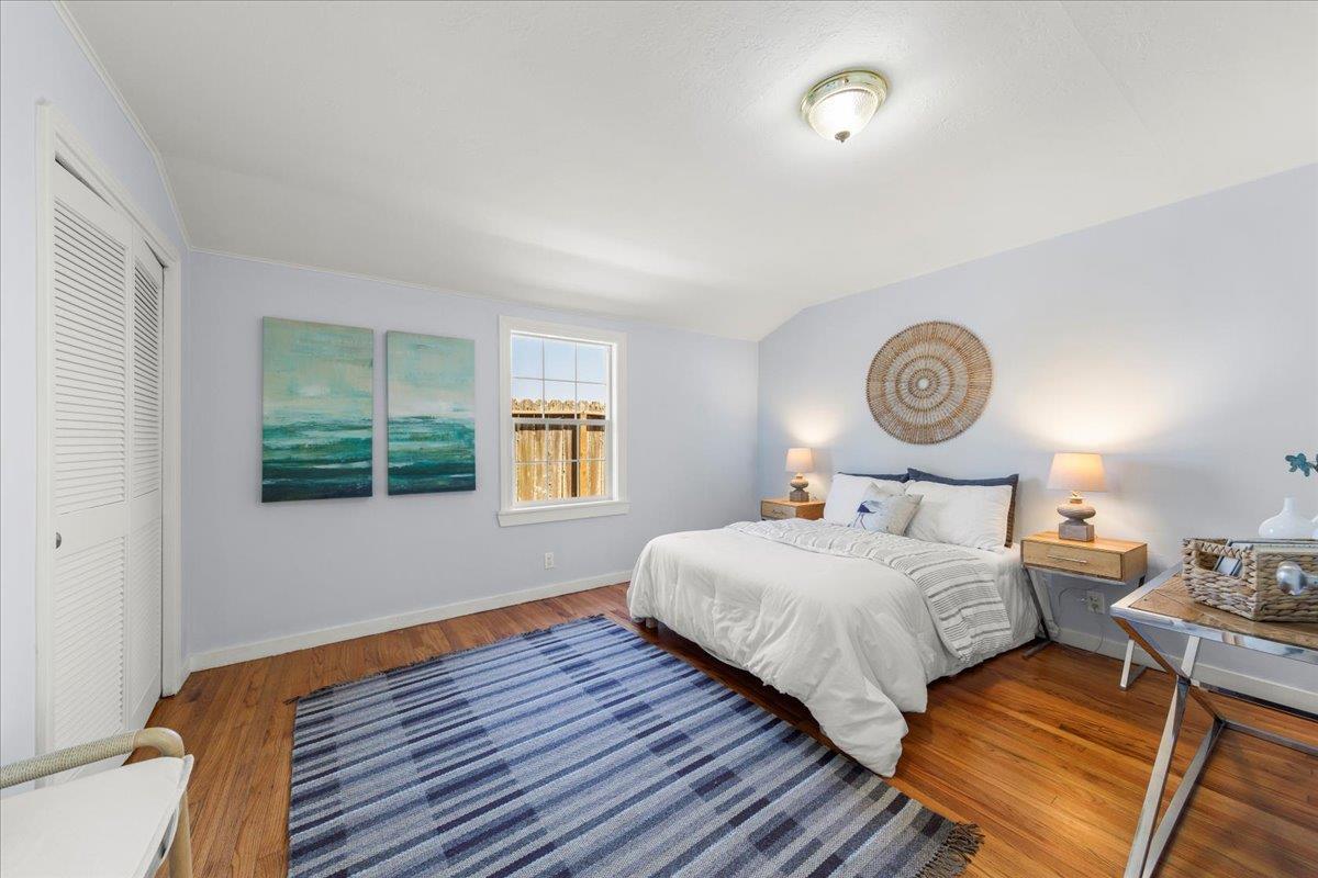 1263 Reservoir Road Pescadero, CA 94060 - Photo 47 of 75 a bedroom with a bed and a window