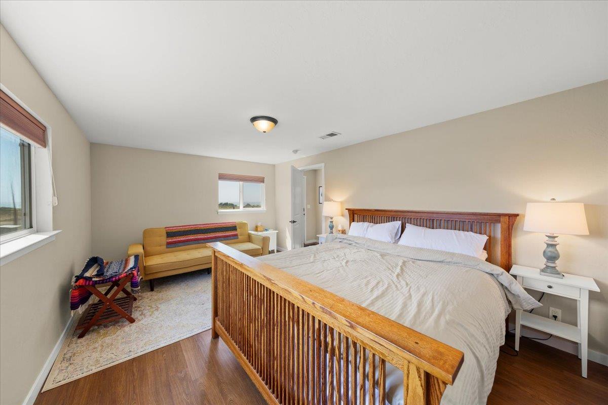 1263 Reservoir Road Pescadero, CA 94060 - Photo 68 of 75 a bed room with a bed and a tv