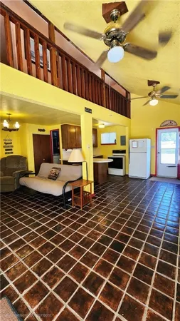 a view of a indoor kitchen