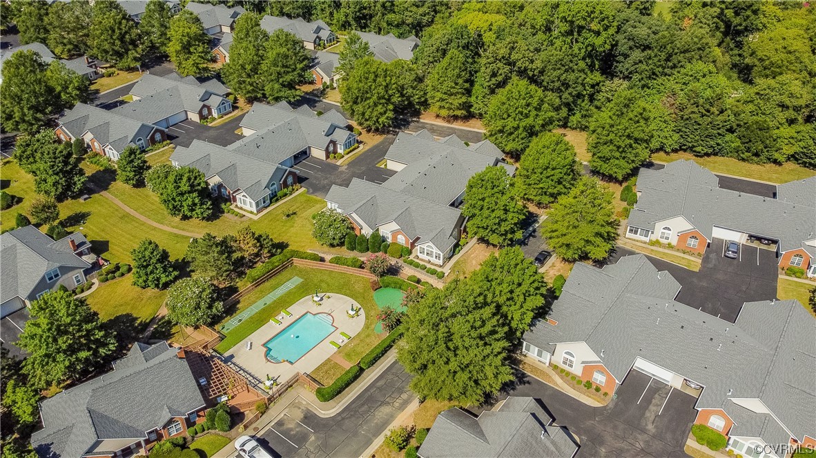 1329 Tannery Circle Midlothian, VA 23113 - Photo 33 of 35 an aerial view of residential house with yard and swimming pool