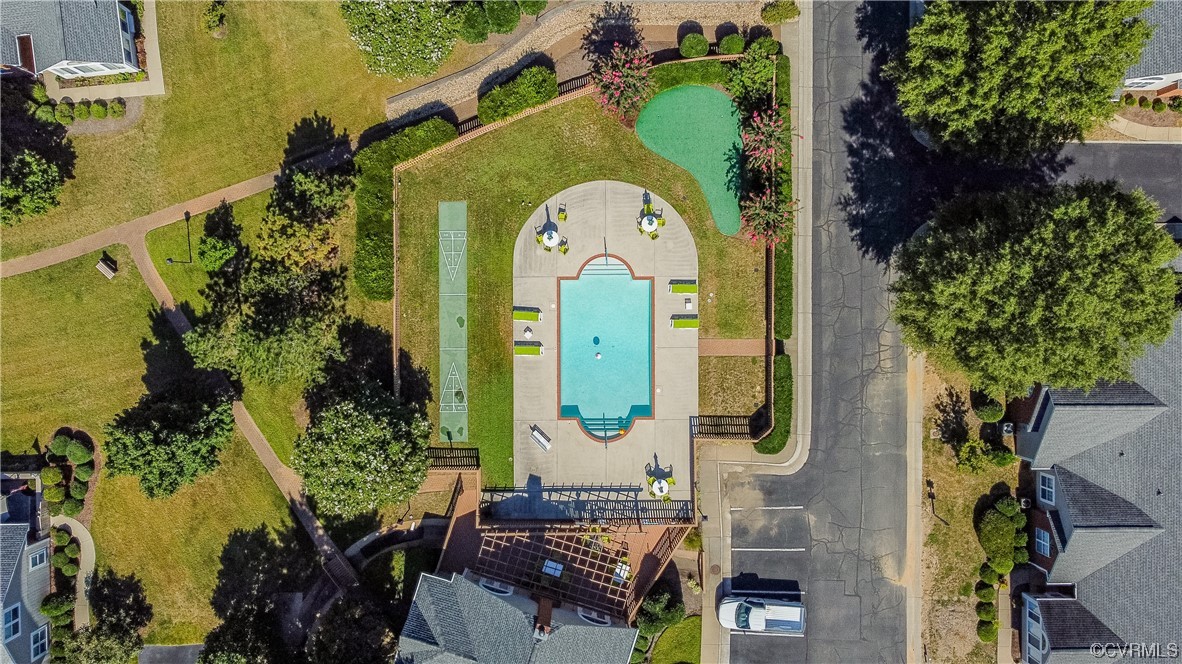 1329 Tannery Circle Midlothian, VA 23113 - Photo 4 of 35 an aerial view of a house with a swimming pool