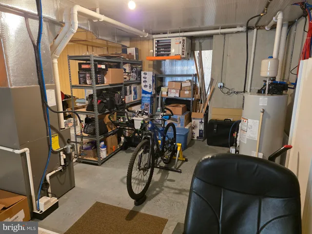 a view of storage and utility room