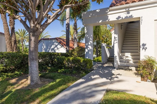 a view of a house with a garage