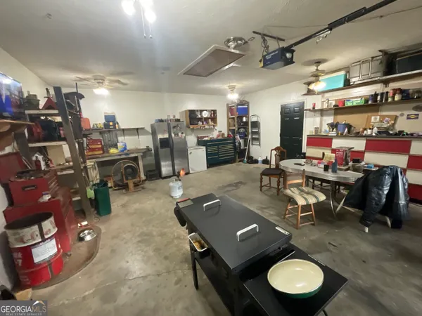 a view of a storage in a room