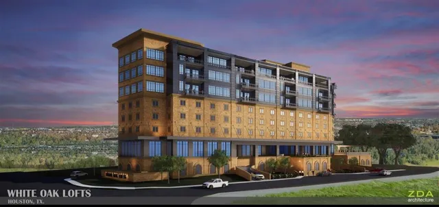 a front view of a building